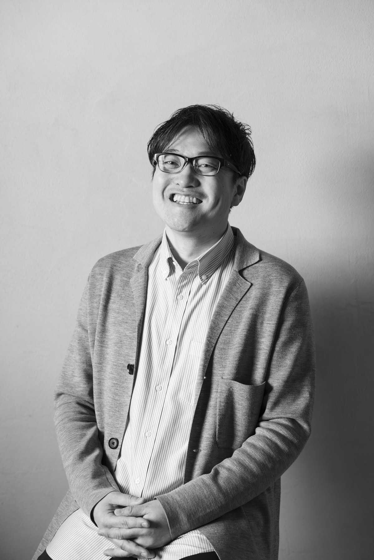 松田龍太郎のモノクロポートレート